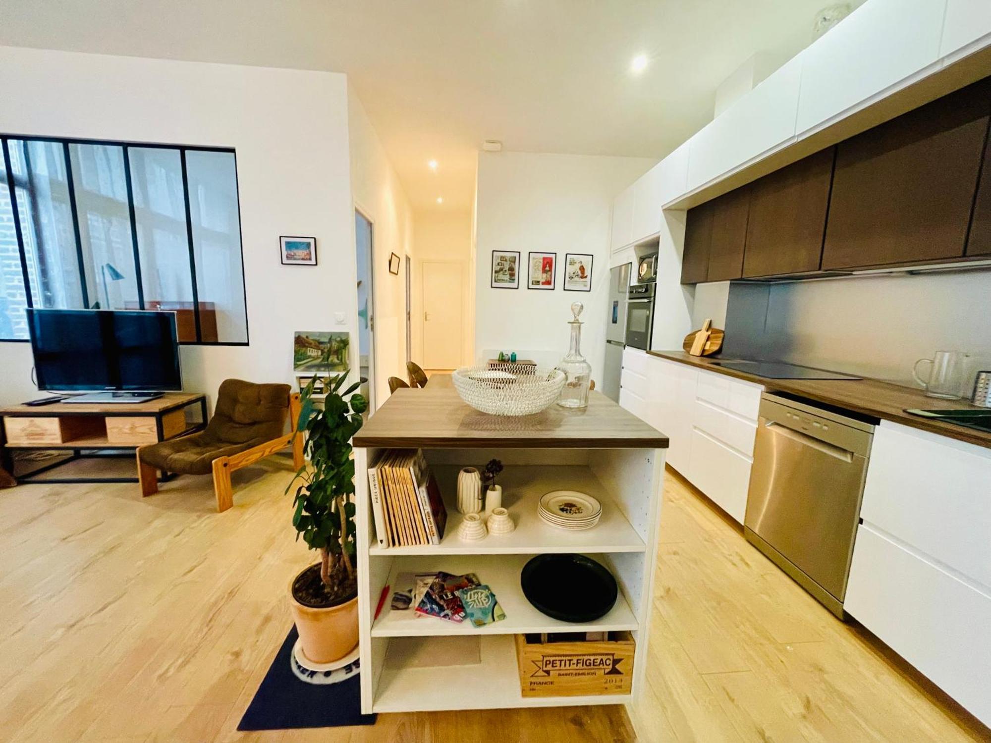 Liberte - Grand Appartement 4 Pers Avec Parking Lille Centre Kültér fotó